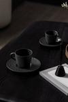 Villeroy & Boch 'Manufacture Rock' Set of 2 Espresso Cups and Saucers thumbnail 3