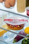 Pyrex 'Cook & Heat' 3 Piece Round Glass Food Container Set thumbnail 2