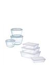 Pyrex 'Cook & Freeze' 7 Piece Glass Food Container Set thumbnail 1