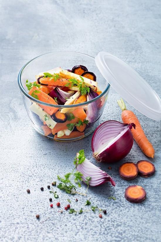 Pyrex 'Cook & Freeze' 7 Piece Glass Food Container Set 3