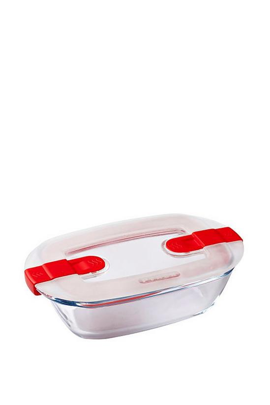 Pyrex 'Cook & Heat' 3 Piece Rectangular Glass Food Container Set 4
