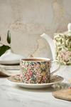 Spode Morris & Co 'Morris & Co.' Set of 2 Teacups & Saucers – Golden Lily thumbnail 3