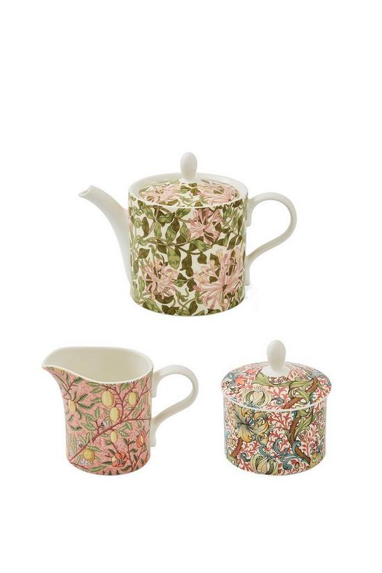 Spode Morris & Co 'Morris & Co.' Teapot, Sugar Bowl and Cream Jug Gift Set 1