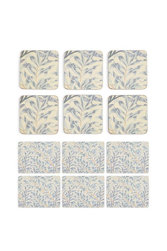Pimpernel Morris & Co 'Morris Willow Bough' Blue Placemats and Coasters 1