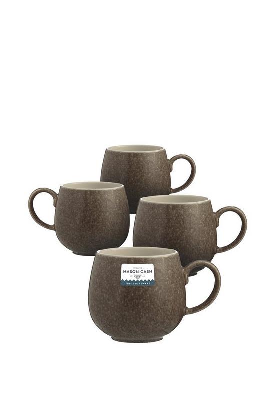 Mason Cash Reactive Charcoal Set of 4 Mugs 1