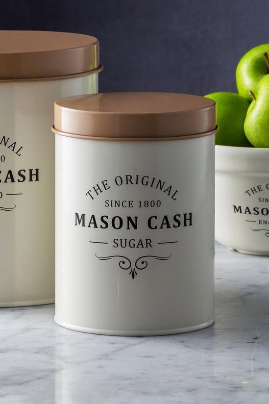 Mason Cash 'Heritage' Tea , Coffee, Sugar Canisters & Utensil Pot Set 2