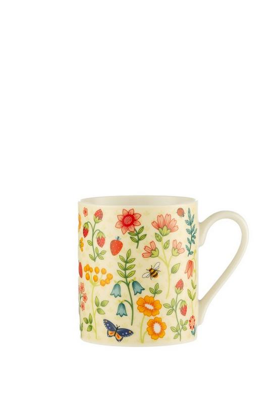 Price & Kensington Wild Flower Set of 4 Fine China Mugs 4