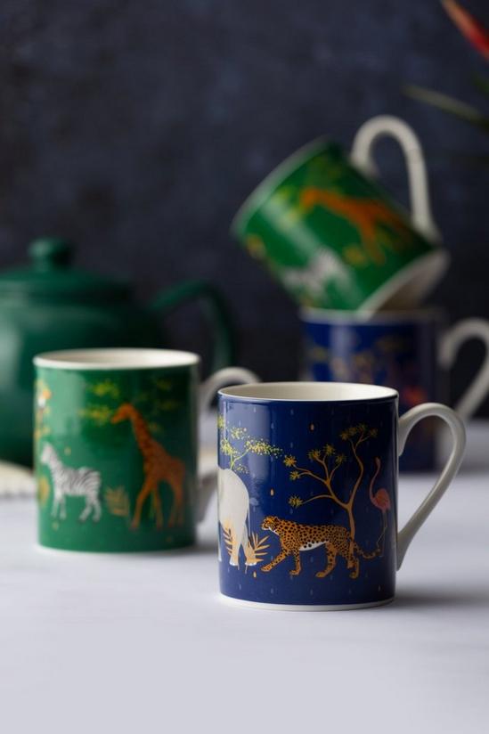 Price & Kensington Safari Set of 4 Fine China Mugs 2