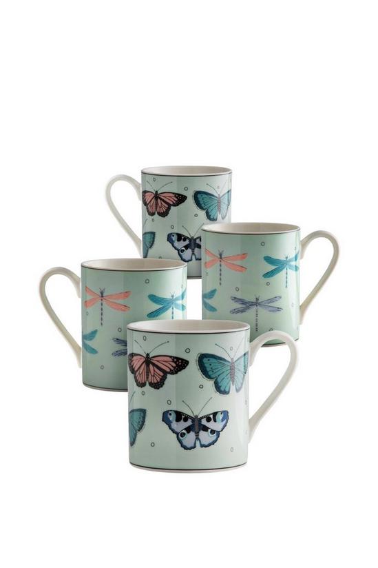 Price & Kensington Fly Away Assorted Fine China Mugs Set of 4 Piece 1