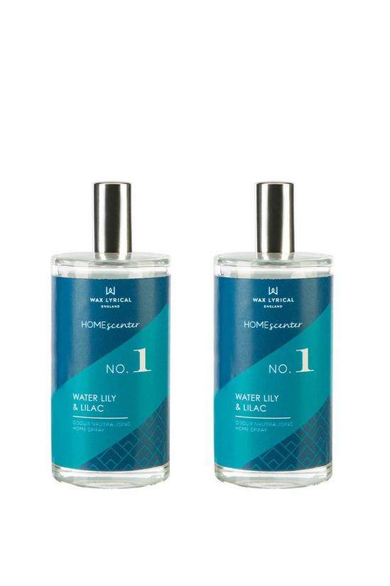 Wax Lyrical Set of 2 Waterlily & Lilac 100ml Home & Linen Spray 1