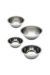 Chef Aid Set of 4 Stainless Steel Mixing Bowls Set thumbnail 1