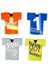 Dexam CellarDine Set of 8 Funnny Beer Cooler Shirts thumbnail 4