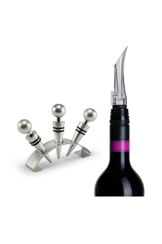 Dexam CellarDine 3 Piece Bottle Stopper and Wine Breather Set 1