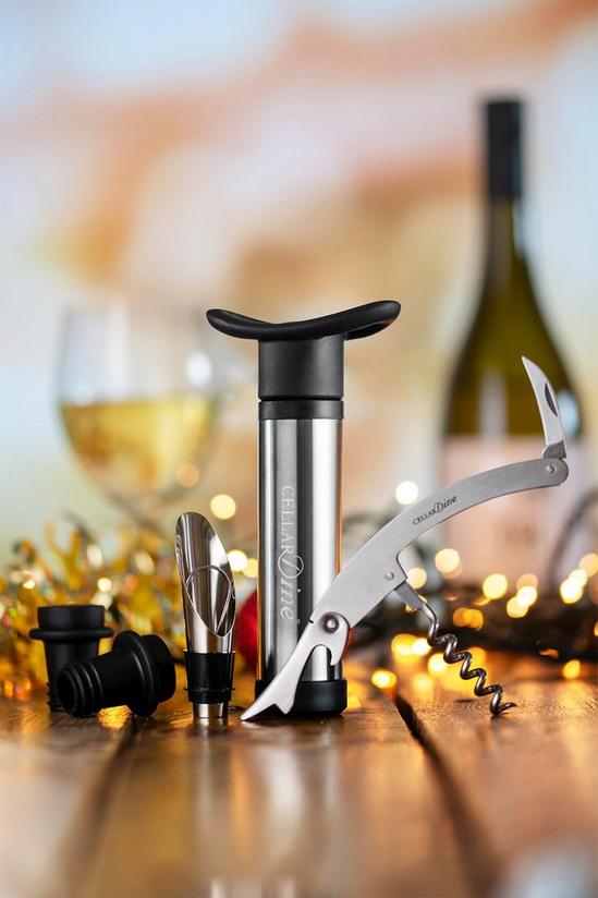 Dexam CellarDine Wine Accessory Gift Set with Wine Thermometer 2
