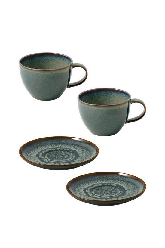 Villeroy & Boch Crafted Breeze Set of 2 Coffee Cup and Saucers 1