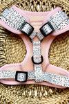 Cocopup Medium Pink Dalmatian Adjustable Neck Harness & Collar Set thumbnail 2
