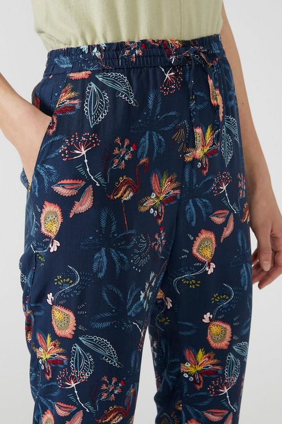 Mantaray Tropical Print Soft Tapered Trouser 2