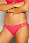 Mantaray Coral Jacquard Tie Side Bikini Bottoms thumbnail 1