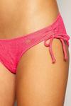 Mantaray Coral Jacquard Tie Side Bikini Bottoms thumbnail 2