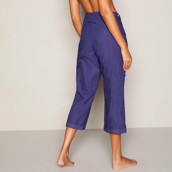 Mantaray Cotton High Waisted Cropped Trousers 3