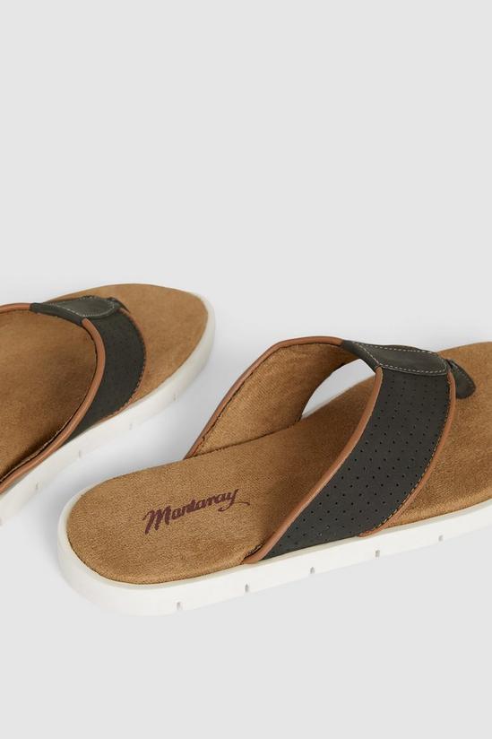 Mantaray Mantaray Perforated Toe Post Sporty Sandal 3