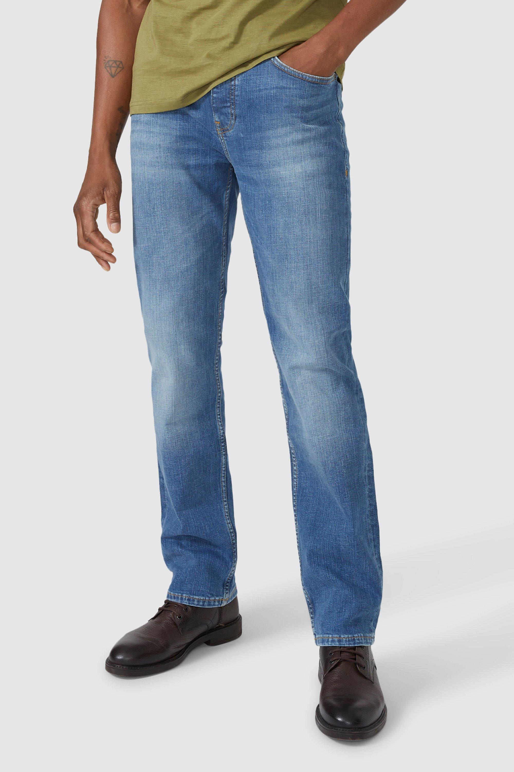 Jeans | Mantaray Crosshatch Straight Jean | Mantaray