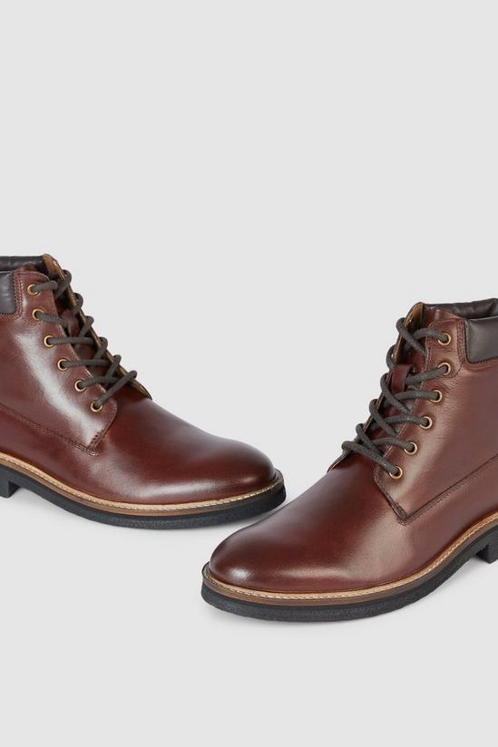 Mantaray Rydal Leather Plain Toe Padded Collar Boot 2