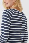 Mantaray Cosy Striped Brushed Back Crew Neck Sweat Top thumbnail 3