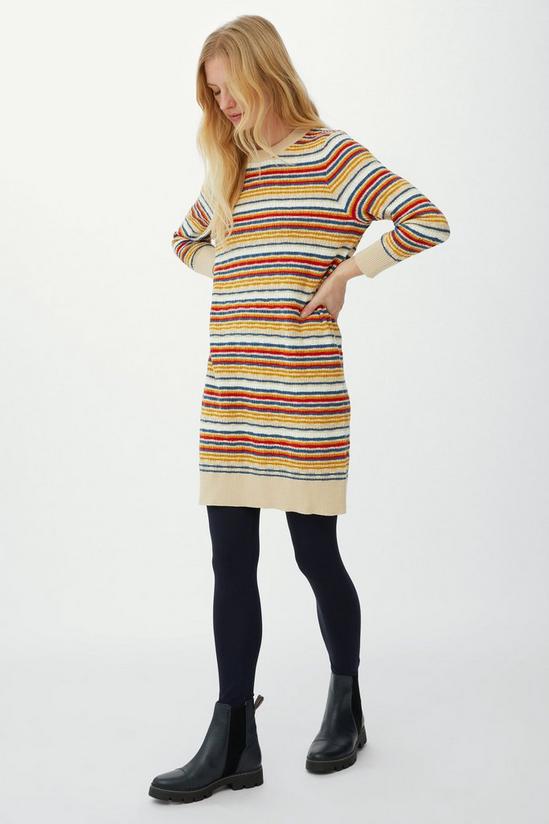 Mantaray Textured Stripe Knitted Dress 1