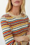 Mantaray Textured Stripe Knitted Dress thumbnail 3