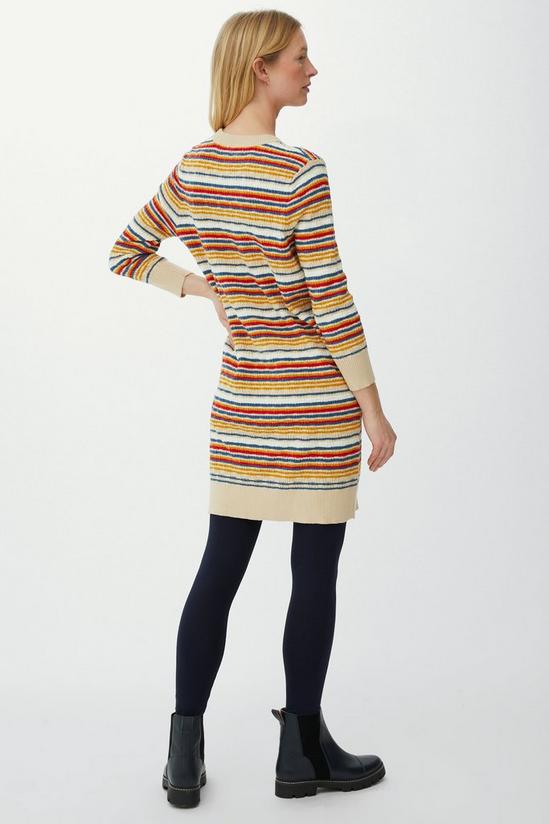Mantaray Textured Stripe Knitted Dress 4