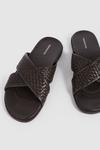 Mantaray Plymouth Woven Leather Crossover Sandal thumbnail 2