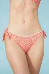 Mantaray Tie Side Bikini Bottom With Crochet Trim thumbnail 1