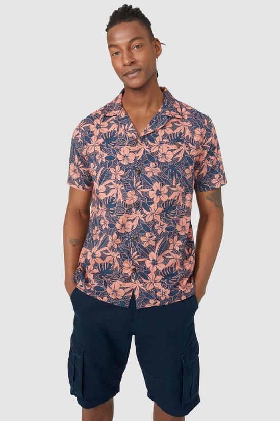 Mantaray Hawaii Print Revere Shirt 1
