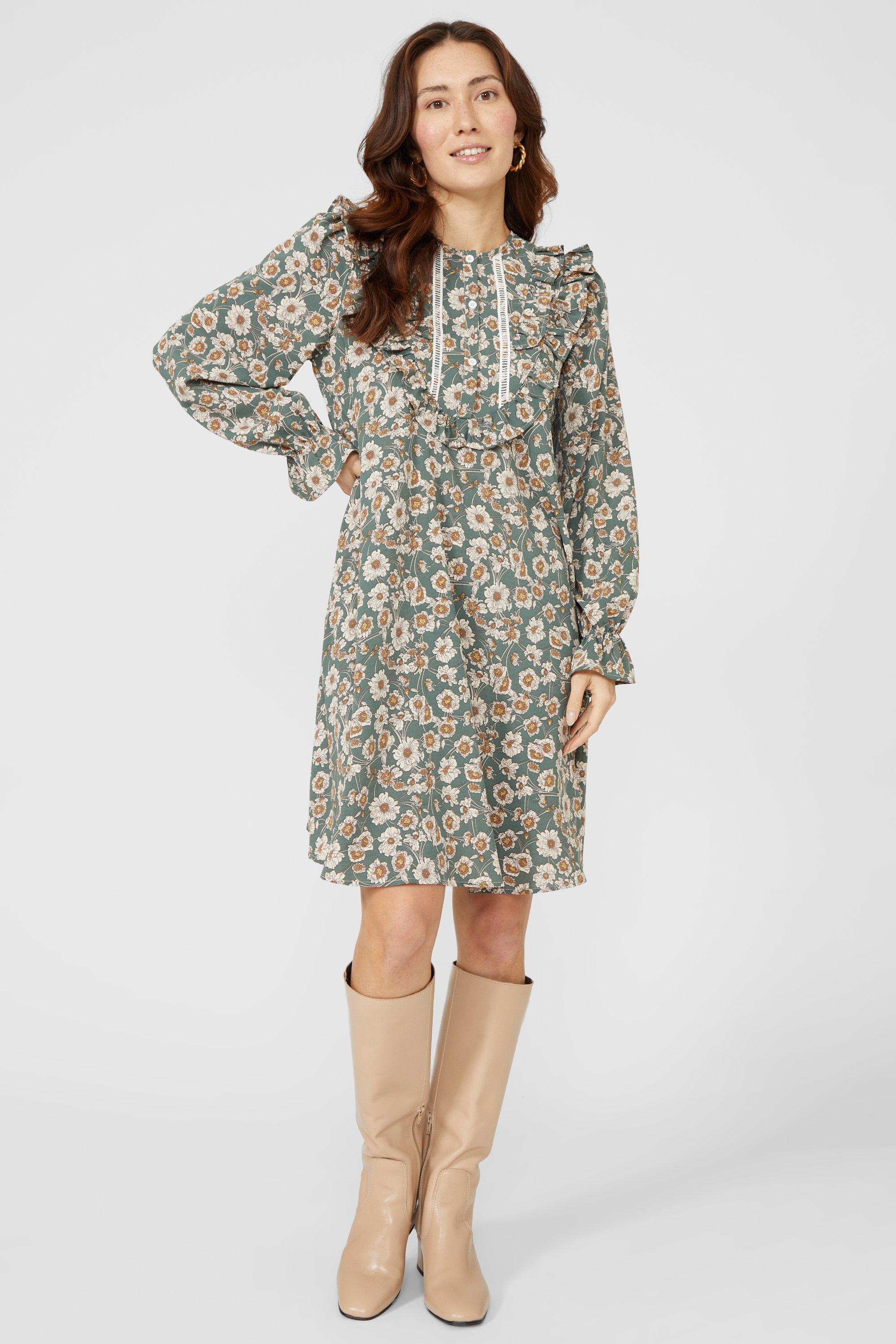Floral Printed Tunic Dress