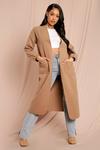 MissPap Military Style Belted Midi Coat thumbnail 1
