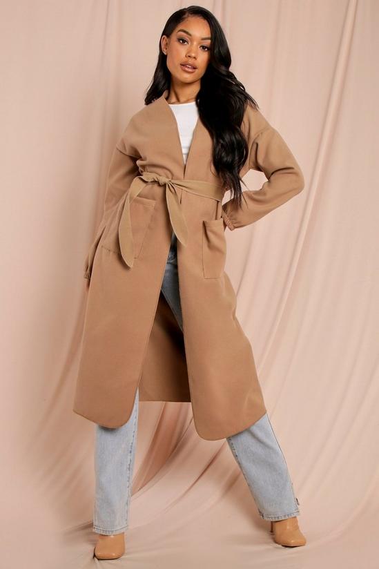 MissPap Military Style Belted Midi Coat 4