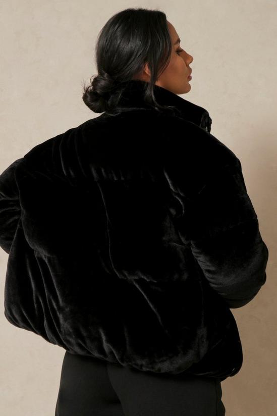 MissPap Faux Fur Puffer Jacket 3