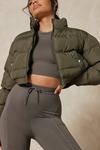 MissPap Funnel Neck Cropped Puffer Jacket thumbnail 6