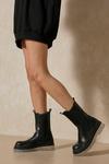 MissPap Leather Look Clear Sole Calf Boots thumbnail 1