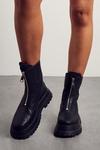 MissPap Croc Zip Chunky Ankle Boots thumbnail 3