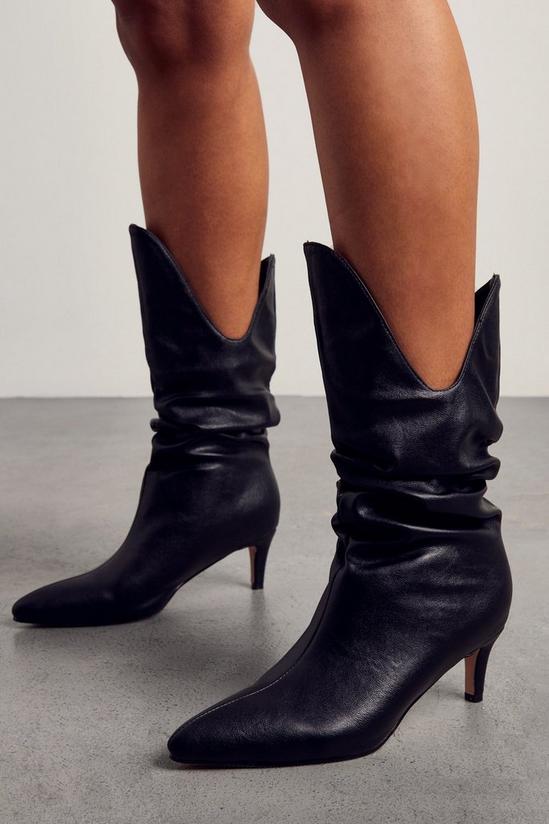 MissPap Slouch Cowboy Ankle Boot 1