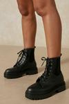 MissPap Lace Up Chunky Sole Ankle Boot thumbnail 3