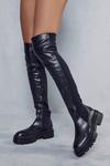 MissPap Over The Knee Chunky Sole Boots thumbnail 3