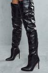 MissPap Thigh High Pointed Heeled Boots thumbnail 1