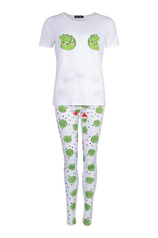 boohoo Sprouts Leggings Christmas Pyjamas Set 5