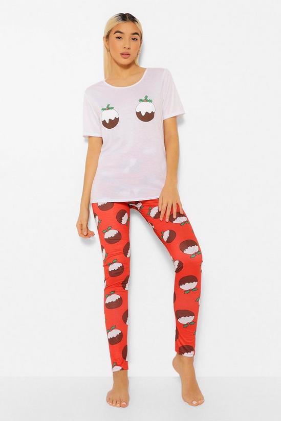 boohoo Christmas Pudding Pyjama Set 1