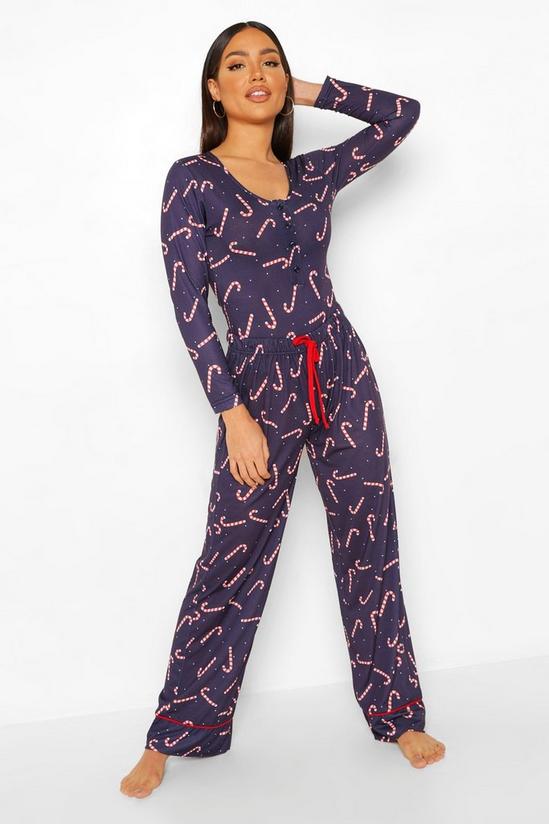 boohoo Mix and Match Candy Cane PJ Trousers 1