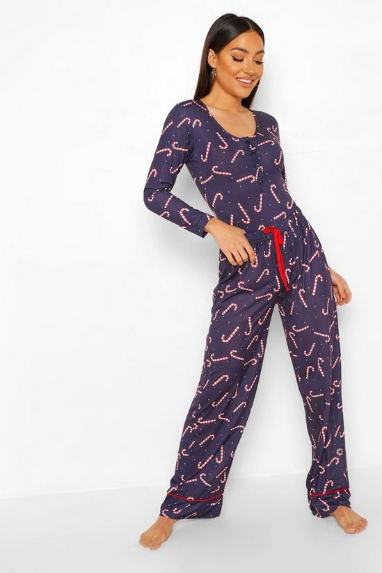 boohoo Mix and Match Candy Cane PJ Trousers 3
