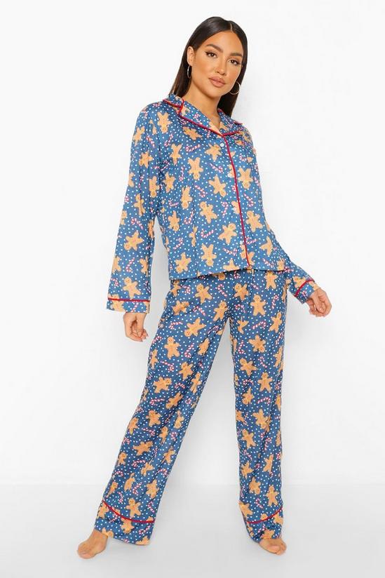 boohoo Mix and Match Gingerbread Man PJ Trousers 3